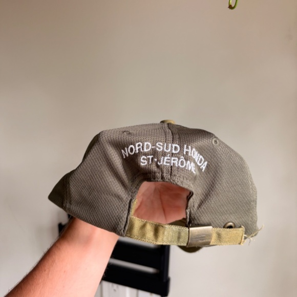 Honda Hat Saint-Jerome Nord Sud Honda Green Khaki baseball cap hat - Picture 4 of 6